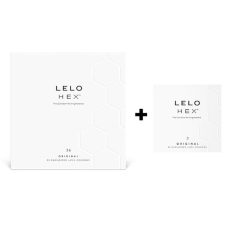   LELO Hex Original - luksusowe opakowanie prezerwatyw (36+3 sztuki)