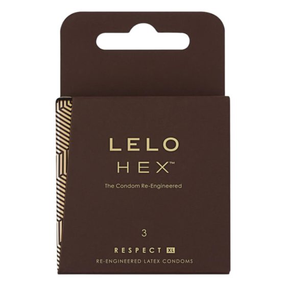 LELO Hex Respect XL - luksusowe prezerwatywy (3 sztuki)