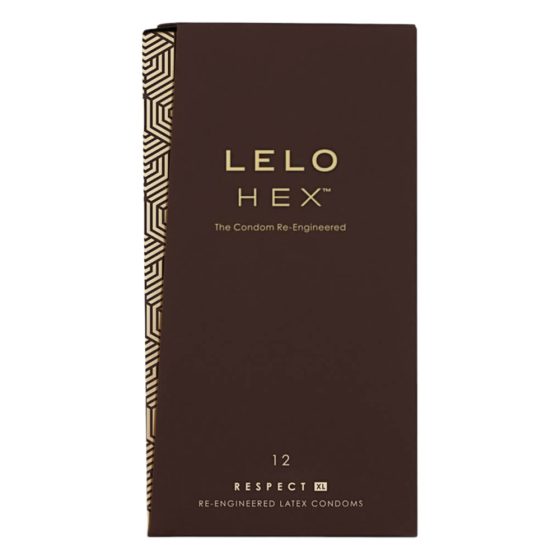 LELO Hex Respect XL - luksusowe prezerwatywy (12 sztuk)