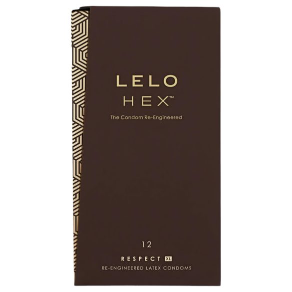 LELO Hex Respect XL - luksusowe prezerwatywy (12 szt.)