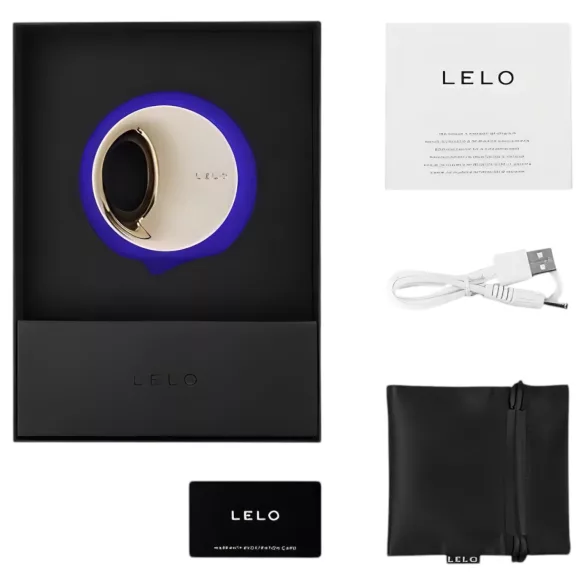 LELO Ora 3 - symulator seksu oralnego i wibrator do łechtaczki - niebieski