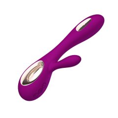   LELO Soraya Wave - bezprzewodowy wibrator z różdżką i wibrującym ramieniem (fioletowy)