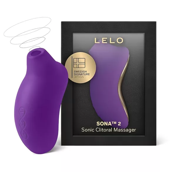 LELO Sona 2 - stymulator łechtaczki fale dźwiękowe - fioletowy
