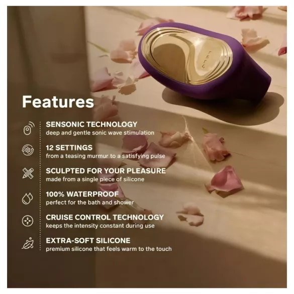 LELO Sona 2 Cruise - masażer łechtaczki fale dźwiękowe - czarny