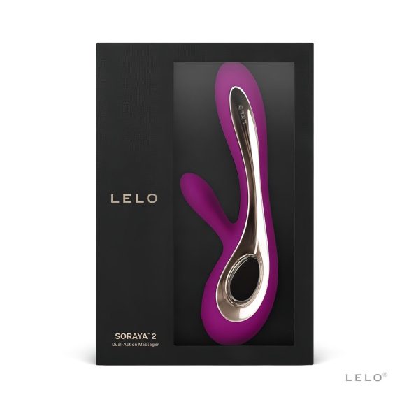 LELO Soraya 2 - wodoodporny wibrator z ramieniem do łechtaczki (fioletowy)
