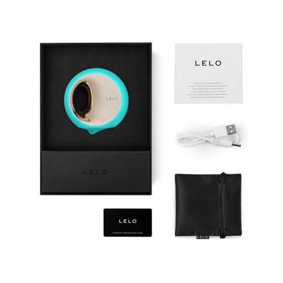 LELO Ora 3 - symulator seksu oralnego i wibrator łechtaczkowy (turkusowy)