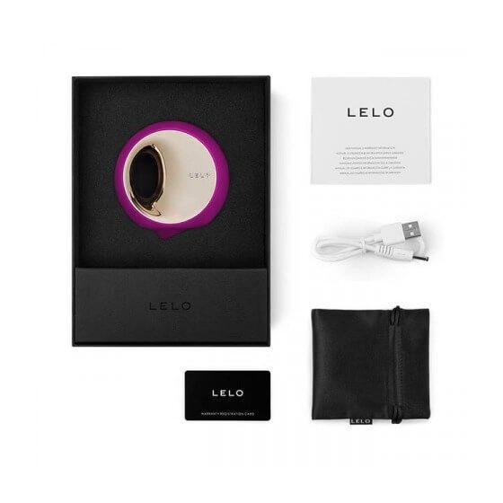 LELO Ora 3 - symulator seksu oralnego i wibrator łechtaczkowy (fioletowy)
