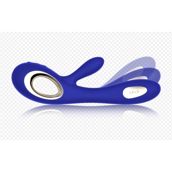LELO Soraya Wave - bezprzewodowy wibrator z różdżką i wibrującym ramieniem (niebieski)