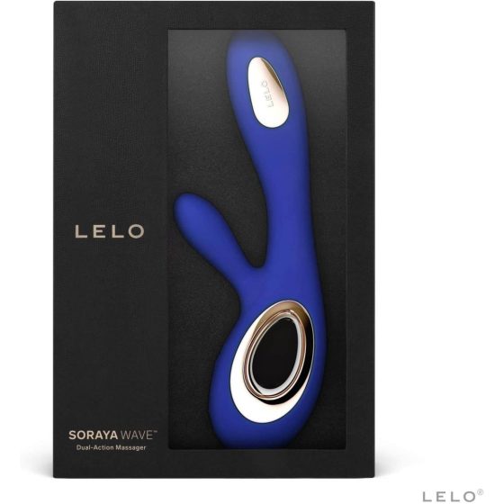LELO Soraya Wave - bezprzewodowy wibrator z różdżką i wibrującym ramieniem (niebieski)