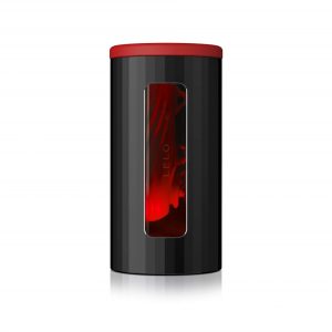 LELO F1s V2 - Inteligentny interaktywny masturbator z możliwością ładowania (czarno-czerwony)
