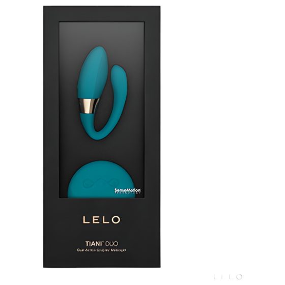 LELO Tiani Duo - silikonowy wibrator (niebieski)