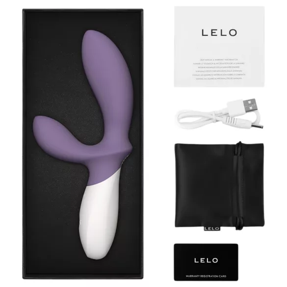 LELO Loki Wave 2 - wibrator do prostaty ładowalny wodoodporny fioletowy