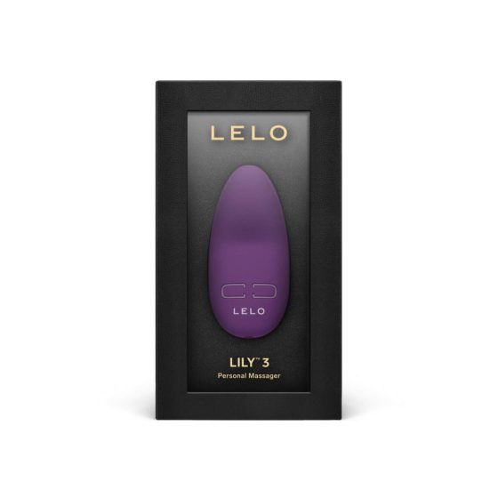 LELO Lily 3 - ładowalny, wodoodporny wibrator łechtaczkowy (ciemny fiolet)