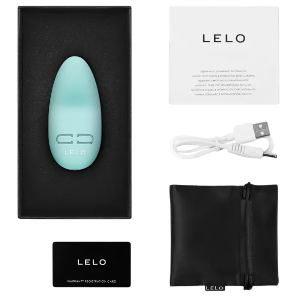 LELO - wibrujący masażer łechtaczki - akumulatorowy, wodoodporny, zielony