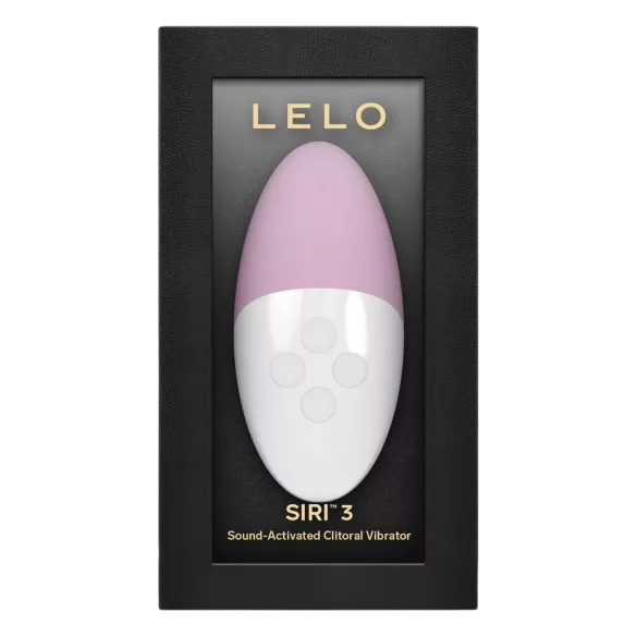 LELO Siri 3 - wibrator łechtaczki aktywowany dźwiękiem - silikon różowy
