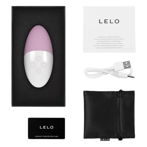 LELO Siri 3 - wibrator łechtaczki aktywowany dźwiękiem - silikon różowy