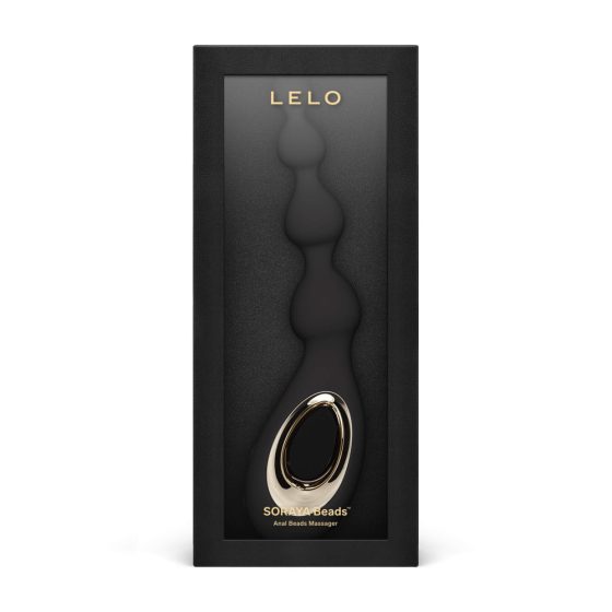 LELO Soraya Beads - ładowalny, wodoodporny wibrator analny (czarny)