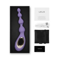   LELO Soraya Beads - ładowalny, wodoodporny wibrator analny (fioletowy)