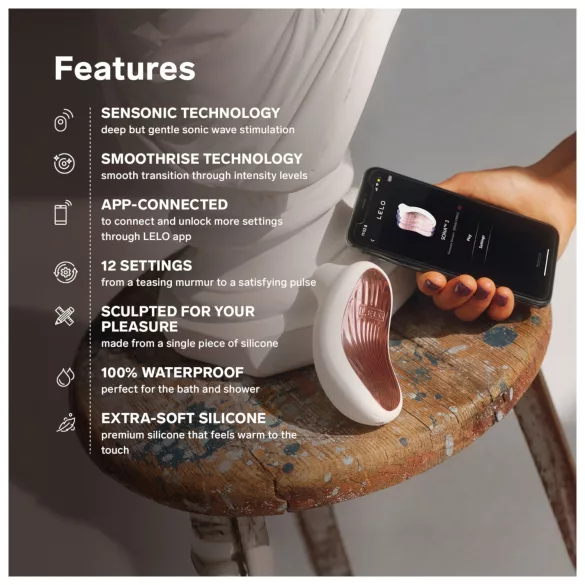 LELO Sona 3 - stymulator łechtaczki z falami dźwiękowymi - fioletowy