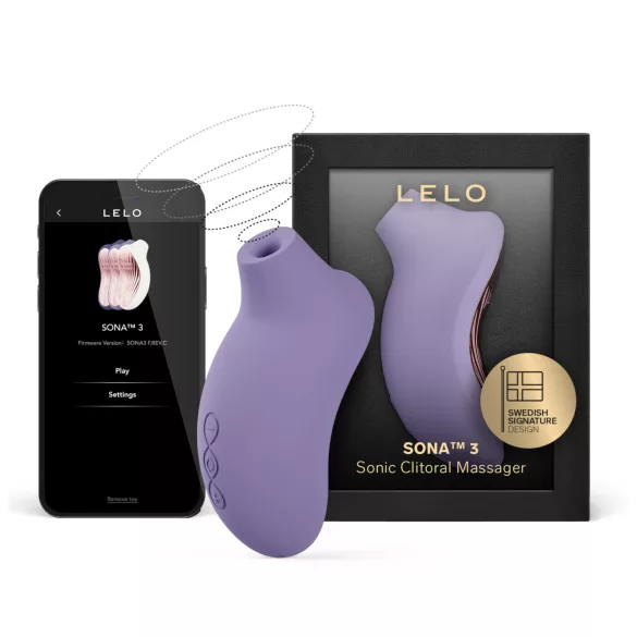 LELO Sona 3 - stymulator łechtaczki na fale dźwiękowe - fioletowy