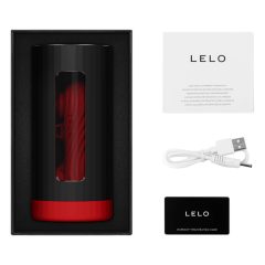 LELO F1s V3 XL - interaktywny masturbator (czarno-czerwony)
