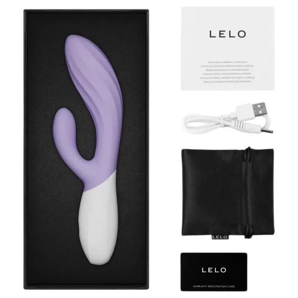 LELO INA Twist - króliczek, wibrator typu rabbit z ramieniem na łechtaczkę do punktu G (fioletowy)