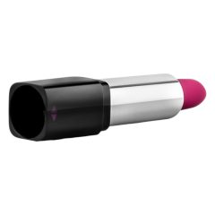   Blush Lipstick Rosé - wodoodporny wibrator w szmince (czarno-różowy)