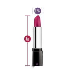   Blush Lipstick Rosé - wodoodporny wibrator w szmince (czarno-różowy)