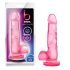 bjours Słodki i Mocny 4 - różowy dildo z przyssawką