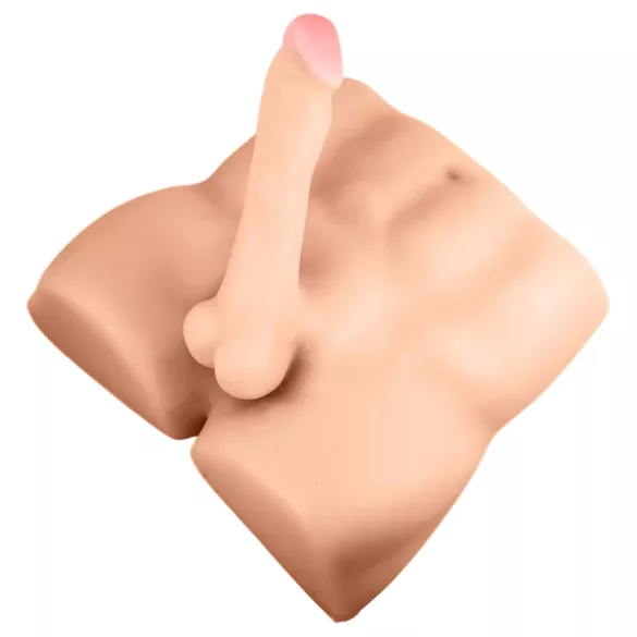 Blush X5 Rough Rider - masturbator męski - tors mężczyzny - kolor naturalny