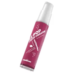   Crushious ZZ POP - jadalny płynny wibrator, czerwone owoce jagodowe (10 ml)