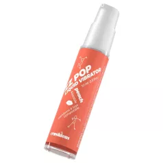   Crushious ZZ POP - jadalny płynny wibrator, brzoskwinia (10 ml)