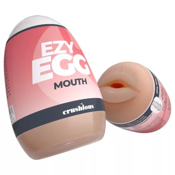 Crushious Ezy Egg Mouth - jajko masturbator (w kolorze ciała)