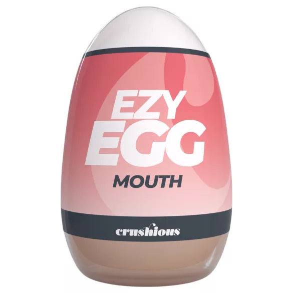 Crushious Ezy Egg Mouth - jajko masturbator (w kolorze ciała)
