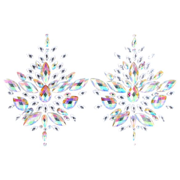 Le Désir - naklejki na sutki brokatowe - tęczowe