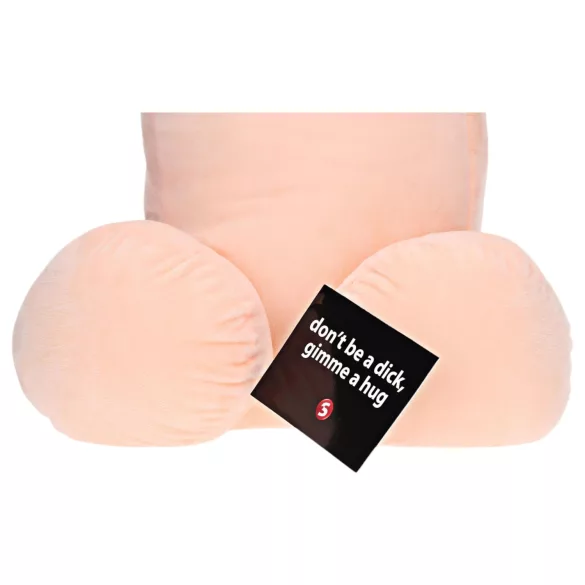 Przytulanka pénisz - maskotka pluszowa - 30 cm - beżowy