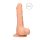 RealRock Dong 7 - naturalny, realistyczny dildo z jądrami (17 cm)