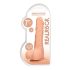 RealRock Dong 7 - naturalny, realistyczny dildo z jądrami (17 cm)