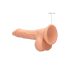 RealRock Dong 7 - naturalny, realistyczny dildo z jądrami (17 cm)
