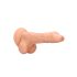 RealRock Dong 8 - realistyczny dildo z jądrami (20cm) - naturalny kolor