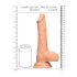 RealRock Dong 10 - realistyczny, dildos z jądrami (25 cm) - naturalny