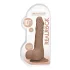 RealRock - dildo realistyczne z jądrami - 25 cm - ciemny odcień