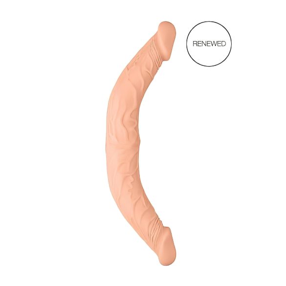 RealRock Double Dong 14 - podwójne dildo (36 cm) - naturalne