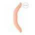 RealRock Double Dong 14 - podwójne dildo (36 cm) - naturalne