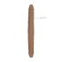 RealRock Double Dong 14 - podwójne dildo (36cm) - ciemny naturalny kolor