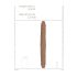 RealRock Double Dong 18 - podwójne dildo (46 cm) - ciemny naturalny kolor