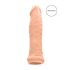 RealRock Rękaw na Penisa 17cm - naturalny
