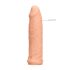 RealRock Rękaw na Penisa 17cm - naturalny