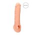 RealRock Penis Sleeve 8 - 21cm powłoka - naturalny