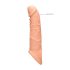 RealRock Penis Sleeve 8 - 21cm powłoka - naturalny